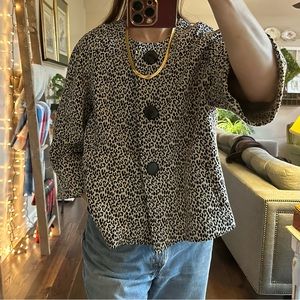 008: Kim Rogers signature size extra large button down heavyweight jacket